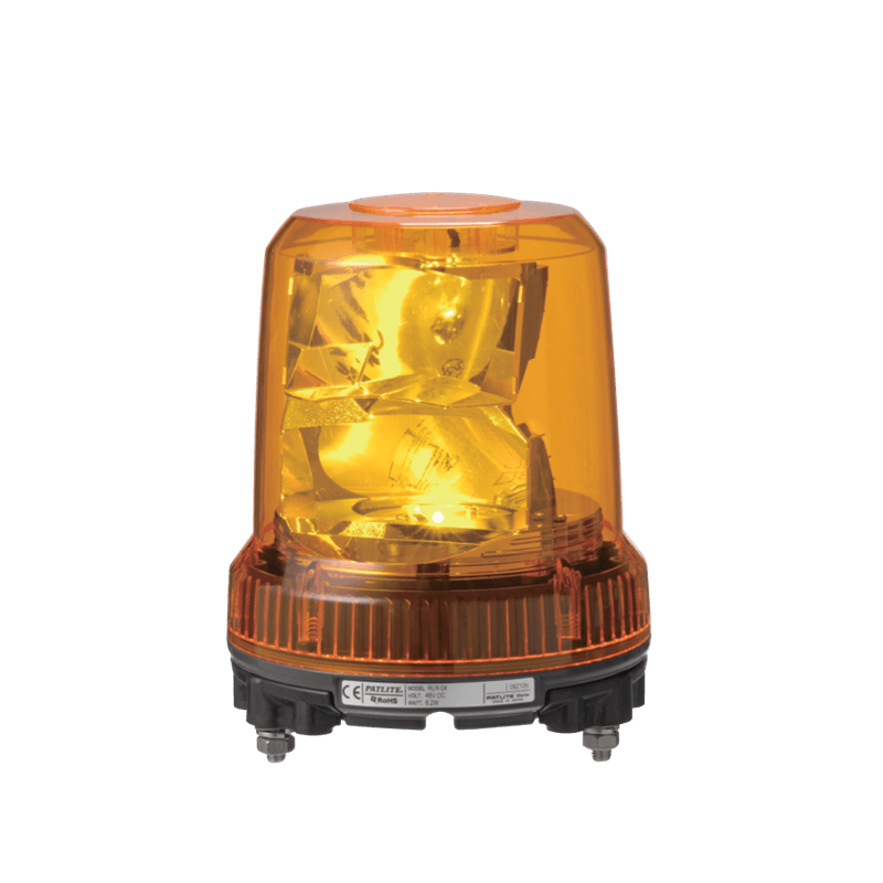 Patlite RLR-M1-Y 162mm Dual Reflector, Dual LED Revolving Light , IP66, DC12/24V. Globe Color: Amber Patlite RLR-M1-Y 162mm Dual Reflector, Dual LED Revolving Light , IP66, DC12/24V. Globe Color: Amber