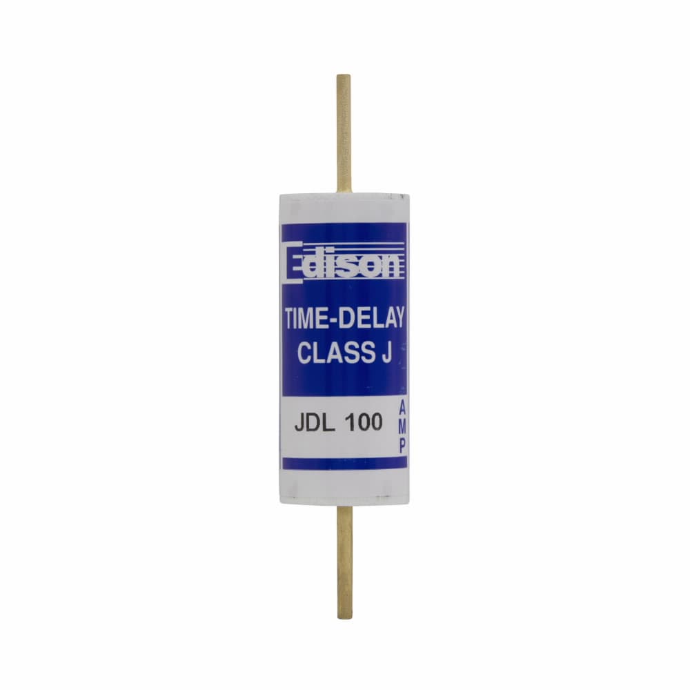 Eaton JDL100 Eaton Edison series JDL fuse, Time-delay current-limiting fuse, Non-indicating, 100 A, Class J, Non-indicating, 200 kAIC, Standard, 5, 600 V Eaton JDL100 Eaton Edison series JDL fuse, Time-delay current-limiting fuse, Non-indicating, 100 A, Class J, Non-indicating, 200 kAIC, Standard, 5, 600 V