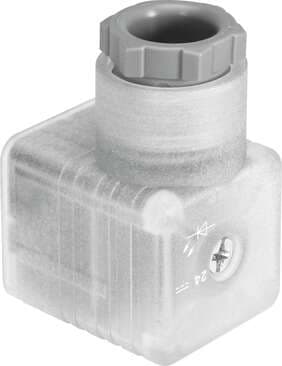 Festo 164274 angled plug socket PEV-1/4-WD-LED-24 for pressure switch, with LED. Authorisation: RCM Mark, Operating status display: Yellow LED, Mounting type: with through hole, Electrical connection: (* 4-pin, * Plug socket angled), Operating voltage range DC: 15 - 3 Festo 164274 angled plug socket PEV-1/4-WD-LED-24 for pressure switch, with LED. Authorisation: RCM Mark, Operating status display: Yellow LED, Mounting type: with through hole, Electrical connection: (* 4-pin, * Plug socket angled), Operating voltage range DC: 15 - 3