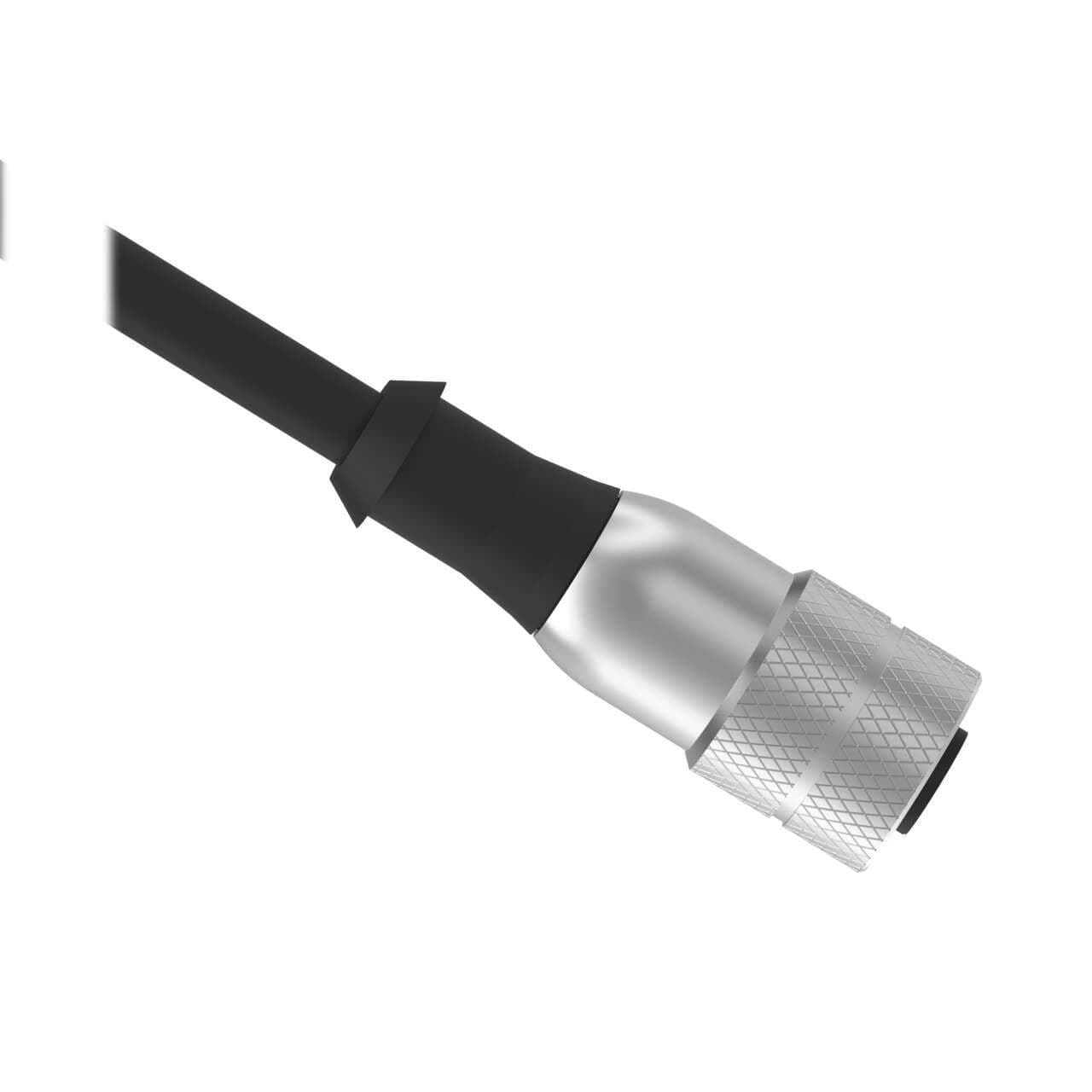 Banner MQAC-415 Cordset: Single Ended MICRO; 4-pin Straight Female C Code; 5 m (16.4 ft) 4x22 Black PVC Jacket; Nickel-Plated Brass Coupling Nut Banner MQAC-415 Cordset: Single Ended MICRO; 4-pin Straight Female C Code; 5 m (16.4 ft) 4x22 Black PVC Jacket; Nickel-Plated Brass Coupling Nut