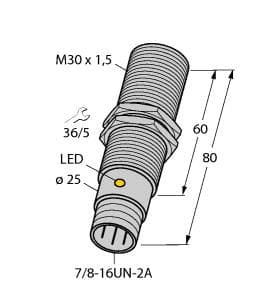 Turck BI10-G30-AZ3X-B1131 BI10-G30-AZ3X-B1131 Turck - BI10-G30-AZ3X-B1131 Inductive Sensor Turck BI10-G30-AZ3X-B1131 BI10-G30-AZ3X-B1131 Turck - BI10-G30-AZ3X-B1131 Inductive Sensor