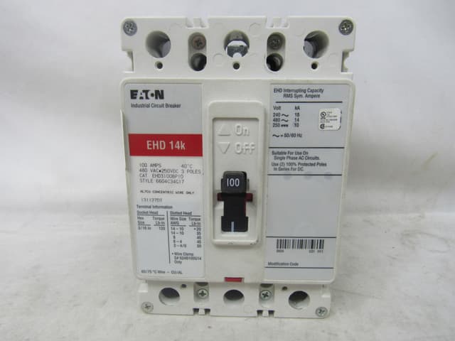 EHD3100 Part Image. Manufactured by Eaton.
