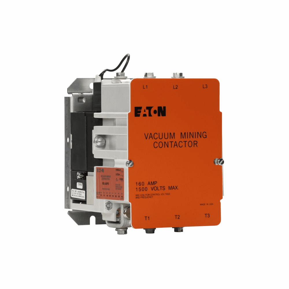 Eaton VM160CJZ1 VM160CJZ1 Eaton - Mining Rated Non-Reversing Vacuum Contactors, 160A, 110-120V coil, Without lugs Eaton VM160CJZ1 VM160CJZ1 Eaton - Mining Rated Non-Reversing Vacuum Contactors, 160A, 110-120V coil, Without lugs
