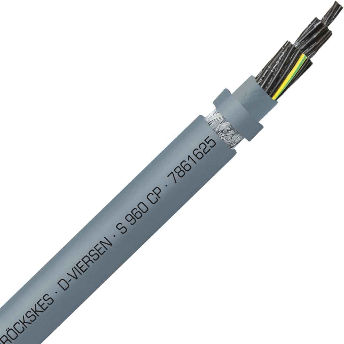 SAB 7861625 S 960 CP - 16 AWG/25c, shielded oil resistant continuous flex PUR data cable, UL, CSA, CE, RoHS SAB 7861625 S 960 CP - 16 AWG/25c, shielded oil resistant continuous flex PUR data cable, UL, CSA, CE, RoHS