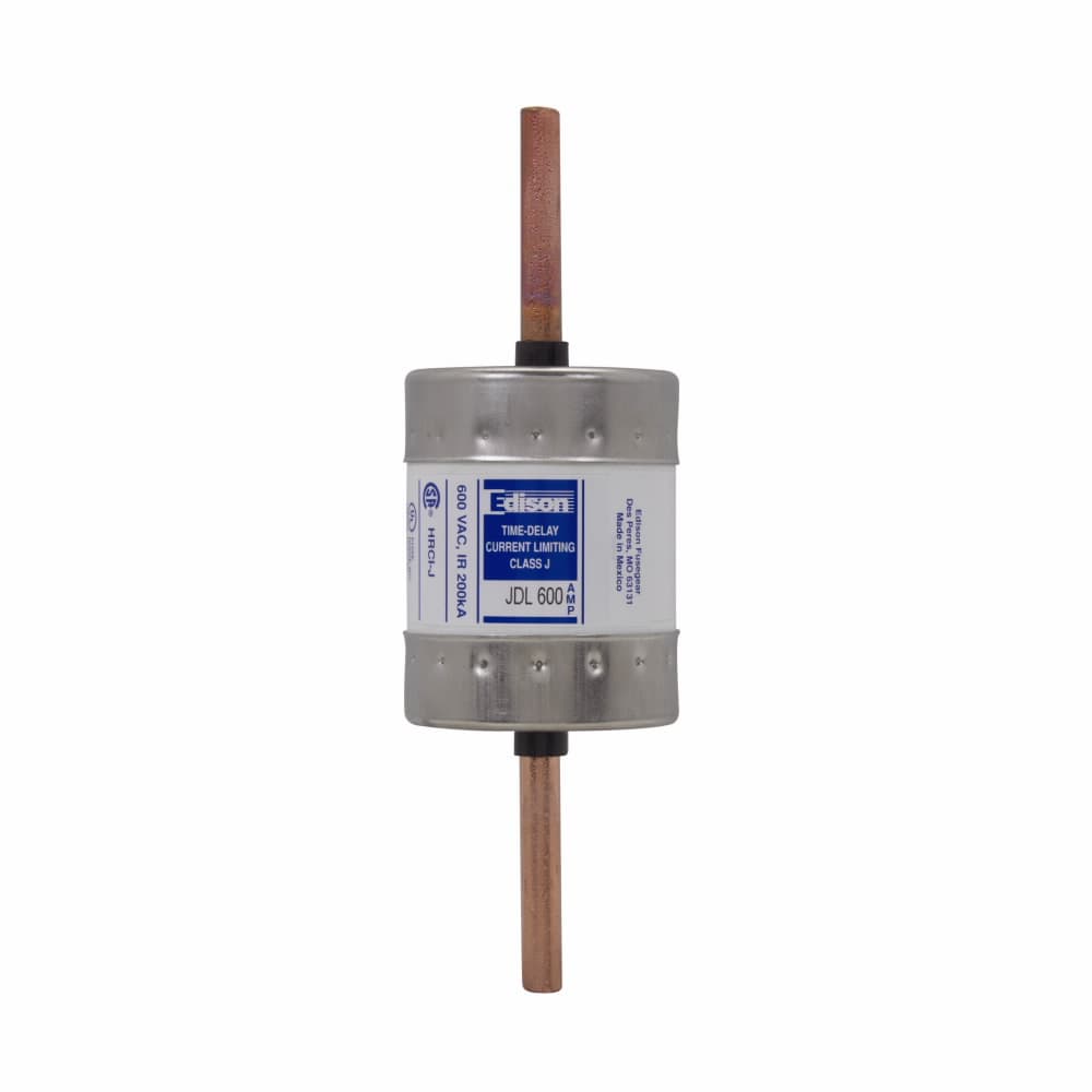 Eaton JDL600 Eaton Edison series JDL fuse, Time-delay current-limiting fuse, Non-indicating, 600 A, Class J, Non-indicating, 200 kAIC, Standard, 1, 600 V Eaton JDL600 Eaton Edison series JDL fuse, Time-delay current-limiting fuse, Non-indicating, 600 A, Class J, Non-indicating, 200 kAIC, Standard, 1, 600 V