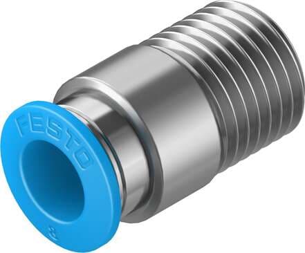 Festo 153016 push-in fitting QS-1/4-8-I male thread with internal hexagon socket. Size: Standard, Nominal size: 6,3 mm, Type of seal on screw-in stud: coating, Assembly position: Any, Container size: 10 Festo 153016 push-in fitting QS-1/4-8-I male thread with internal hexagon socket. Size: Standard, Nominal size: 6,3 mm, Type of seal on screw-in stud: coating, Assembly position: Any, Container size: 10