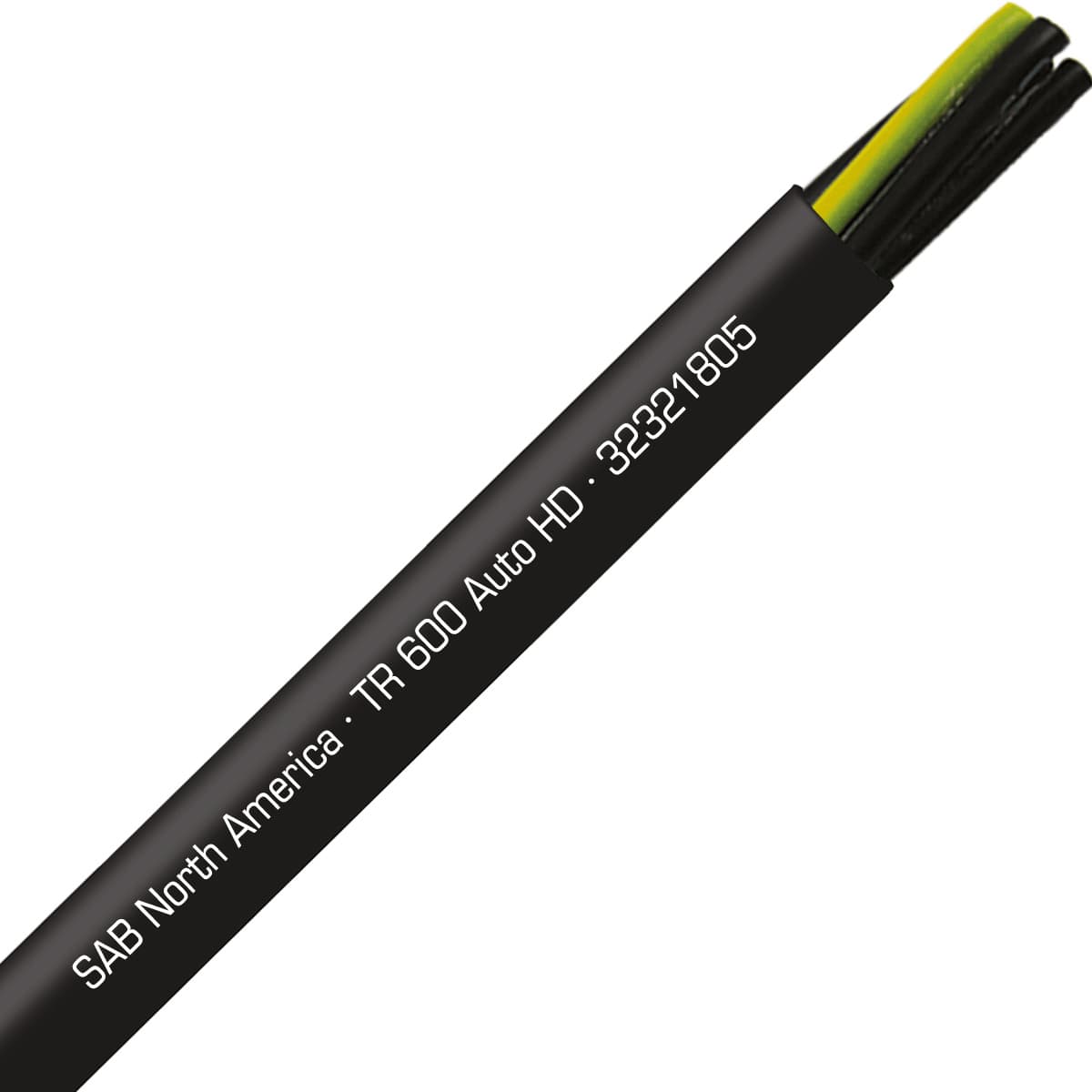 SAB 32321805 TR 600 Auto HD - 18 AWG/5c, continuous flex exposed run TPE tray cable, UL, CSA, CE, RoHS SAB 32321805 TR 600 Auto HD - 18 AWG/5c, continuous flex exposed run TPE tray cable, UL, CSA, CE, RoHS