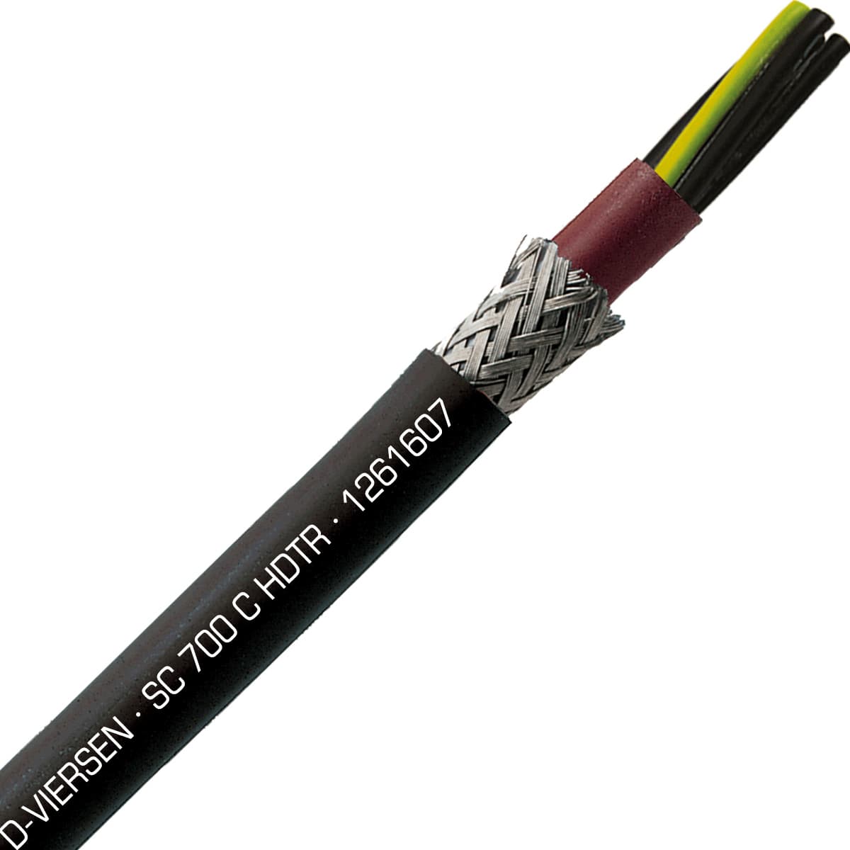 SAB 1261607 SC 700 C HDTR - 16 AWG/7c, shielded halogen-free high temperature silicone cable, UL, CSA, CE, RoHS SAB 1261607 SC 700 C HDTR - 16 AWG/7c, shielded halogen-free high temperature silicone cable, UL, CSA, CE, RoHS