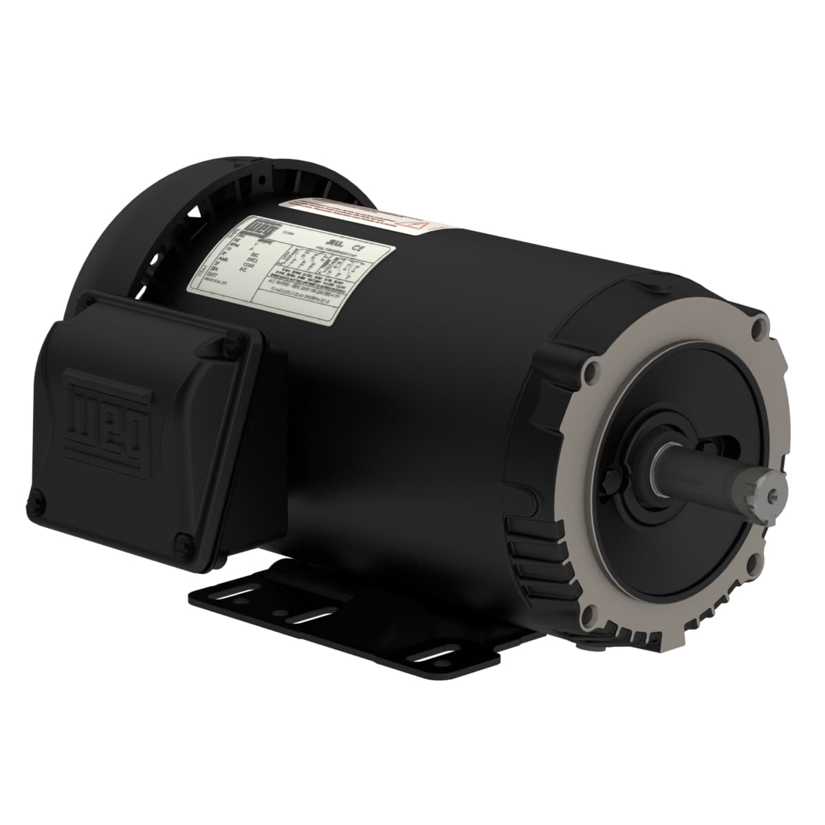 WEG 00158ET3E145TC-S Rolled Steel NEMA Premium Efficiency 1.5 HP 4P 143/5TC 3Ph 230/460//190-220/380-415 V 60 Hz IC411 - TEFC - Foot-mounted WEG 00158ET3E145TC-S Rolled Steel NEMA Premium Efficiency 1.5 HP 4P 143/5TC 3Ph 230/460//190-220/380-415 V 60 Hz IC411 - TEFC - Foot-mounted