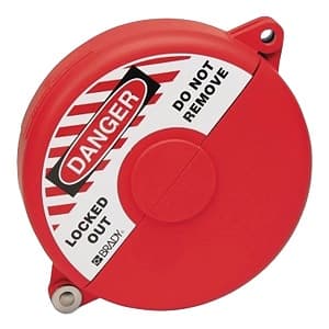 Brady Corp 65561 Lockout and Hasp; Red Color; DANGER LOCKED OUT DO NOT REMOVE Depicted Text; 5" Maximum Handle Size; 2-1/2" Minimum Handle Size; 2" Maximum Height; Includes Label in English; French and Spanish; Polypropylene Material; 1 Number of Padlock; 300 Deg F Maximu Brady Corp 65561 Lockout and Hasp; Red Color; DANGER LOCKED OUT DO NOT REMOVE Depicted Text; 5" Maximum Handle Size; 2-1/2" Minimum Handle Size; 2" Maximum Height; Includes Label in English; French and Spanish; Polypropylene Material; 1 Number of Padlock; 300 Deg F Maximu