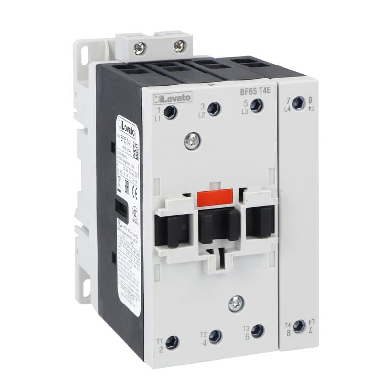 Lovato Electric BF65T4E024 BF65T4E024 Lovato - Four-pole contactor, IEC operating current Ith (AC1) = 100A, AC/DC coil, 24VAC/DC Lovato Electric BF65T4E024 BF65T4E024 Lovato - Four-pole contactor, IEC operating current Ith (AC1) = 100A, AC/DC coil, 24VAC/DC