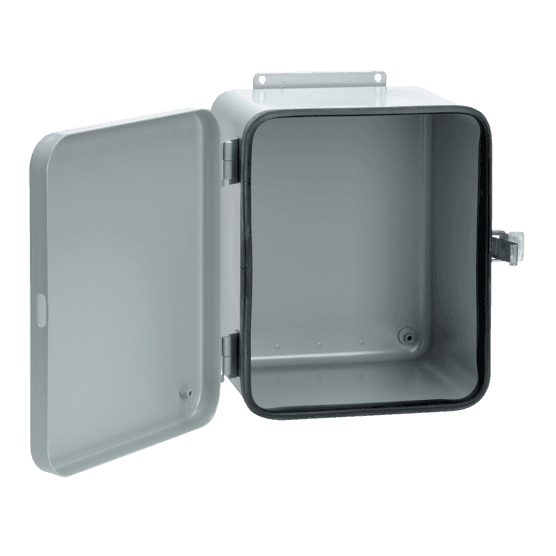 Hoffman A666DL Removable Hinge, Quick-Release Latch, Contoured, Type 12, 6x6x6, Gray, Steel Hoffman A666DL Removable Hinge, Quick-Release Latch, Contoured, Type 12, 6x6x6, Gray, Steel