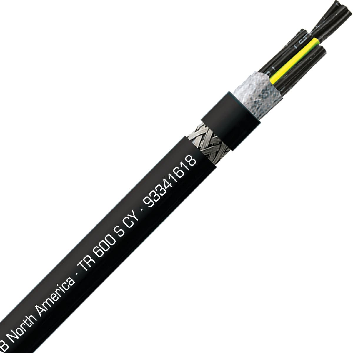 SAB 93341618 TR 600 S CY - 16 AWG/18c, shielded oil resistant flexible exposed run tray cable,UL, CSA, WTTC, CE RoHS SAB 93341618 TR 600 S CY - 16 AWG/18c, shielded oil resistant flexible exposed run tray cable,UL, CSA, WTTC, CE RoHS