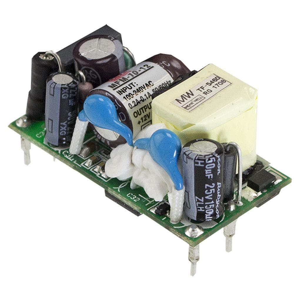 MEAN WELL MFM-10-5 AC-DC Single output Medical Open frame power supply; Output 5Vdc at 2A; PCB mount; 2xMOPP MEAN WELL MFM-10-5 AC-DC Single output Medical Open frame power supply; Output 5Vdc at 2A; PCB mount; 2xMOPP