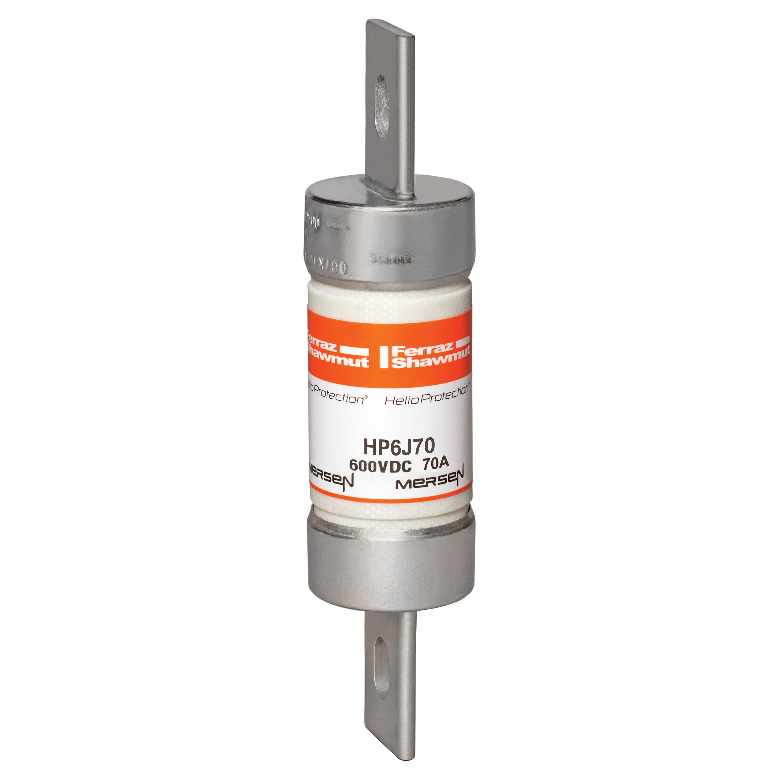 Mersen HP6J70 HP6J70 Mersen Photovoltaic fuse gPV 600VDC UL 70A With Blade For Clip or Bolted Mersen HP6J70 HP6J70 Mersen Photovoltaic fuse gPV 600VDC UL 70A With Blade For Clip or Bolted