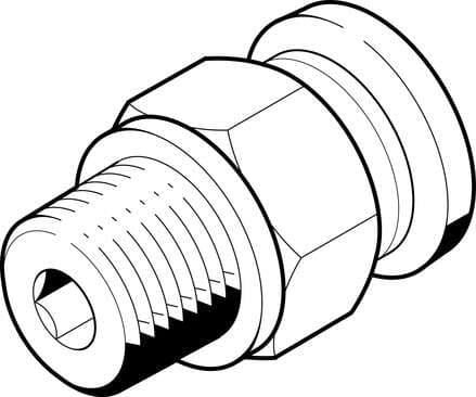 Festo 533222 push-in fitting QB-3/8-1/4-U-M male thread with external hexagon. Size: Standard, Nominal size: 0,197 ", Type of seal on screw-in stud: coating, Operating pressure complete temperature range: -13,8 - 145 Psi, Maritime classification: see certificate Festo 533222 push-in fitting QB-3/8-1/4-U-M male thread with external hexagon. Size: Standard, Nominal size: 0,197 ", Type of seal on screw-in stud: coating, Operating pressure complete temperature range: -13,8 - 145 Psi, Maritime classification: see certificate