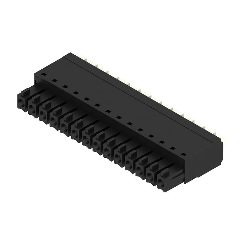 Weidmuller 1970210000 PCB plug-in connector, female plug, 3.81 mm, Number of poles: 14, 180°, PUSH IN with actuator, Tension-clamp connection, Clamping range, max. : 1.5 mm², Box Weidmuller 1970210000 PCB plug-in connector, female plug, 3.81 mm, Number of poles: 14, 180°, PUSH IN with actuator, Tension-clamp connection, Clamping range, max. : 1.5 mm², Box