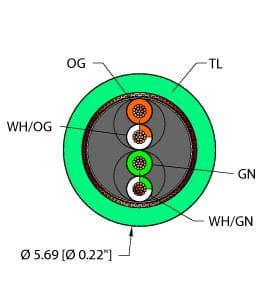Turck TEA,TPU,2UTPX26,S-FB,EN,HF,FL,CAT5E,SND TEA,TPU,2UTPX26,S-FB,EN,HF,FL,CAT5E,SND Turck - TEA,TPU,2UTPX26,S-FB,EN,HF,FL,CAT5E,SND Industrial Ethernet Cable, Reelfast™ Bulk Cable Turck TEA,TPU,2UTPX26,S-FB,EN,HF,FL,CAT5E,SND TEA,TPU,2UTPX26,S-FB,EN,HF,FL,CAT5E,SND Turck - TEA,TPU,2UTPX26,S-FB,EN,HF,FL,CAT5E,SND Industrial Ethernet Cable, Reelfast™ Bulk Cable
