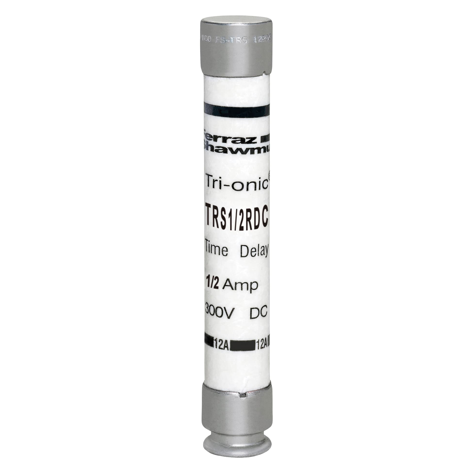 Mersen TRS1/2RDC TRS1/2RDC Mersen - Fuse TRS-RDC - Class RK5 - Time-Delay 300VDC 0.5A Ferrule Tri-Onic® Mersen TRS1/2RDC TRS1/2RDC Mersen - Fuse TRS-RDC - Class RK5 - Time-Delay 300VDC 0.5A Ferrule Tri-Onic®