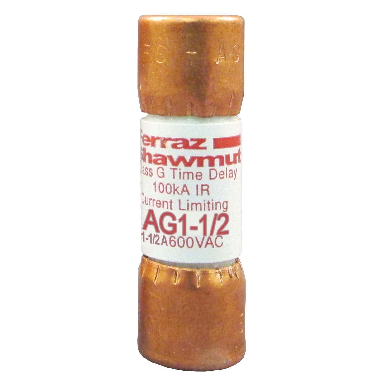 Mersen AG1-1/2 AG1-1/2 Mersen - Fuse AG - Class G 600VAC 1.5A Time Delay Ferrule Amp-Trap® Mersen AG1-1/2 AG1-1/2 Mersen - Fuse AG - Class G 600VAC 1.5A Time Delay Ferrule Amp-Trap®