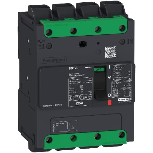 BDL46100 Part Image. Manufactured by Schneider Electric.