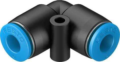 Festo 130741 push-in L-connector QSL-6-100 Size: Standard, Nominal size: 3,6 mm, Assembly position: Any, Container size: 100, Design structure: Push/pull principle Festo 130741 push-in L-connector QSL-6-100 Size: Standard, Nominal size: 3,6 mm, Assembly position: Any, Container size: 100, Design structure: Push/pull principle