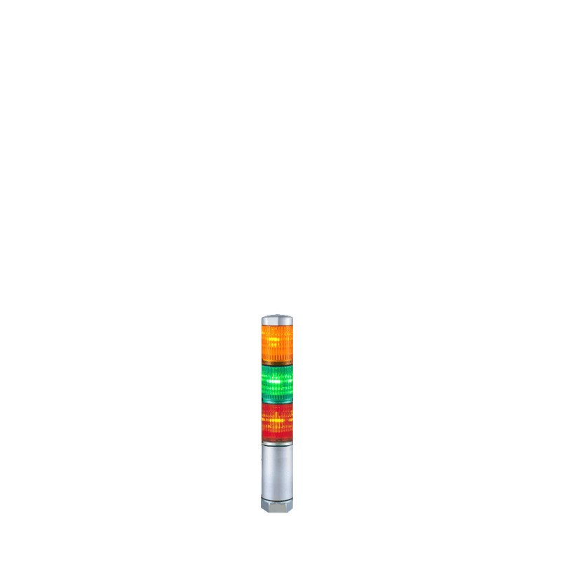 Patlite MPS-302-YGR 30mm 3-Tier LED Signal Tower, 24V AC/DC, Direct Mount, Short Silver Body, LED: Amber, Green, Red Patlite MPS-302-YGR 30mm 3-Tier LED Signal Tower, 24V AC/DC, Direct Mount, Short Silver Body, LED: Amber, Green, Red