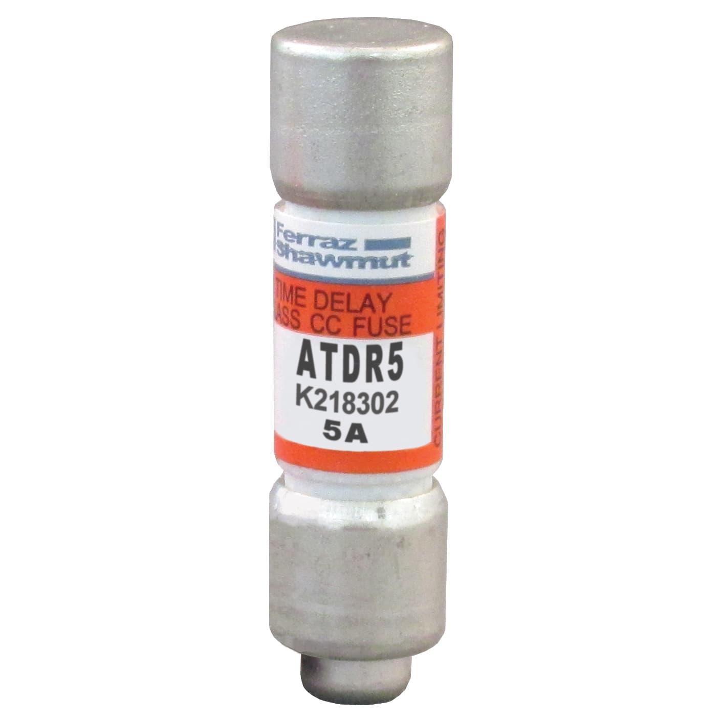 Mersen ATDR5 ATDR5 Mersen - Fuse ATDR - Class CC - Time-Delay 600VAC 300VDC 5A Ferrule Amp-Trap 2000® Mersen ATDR5 ATDR5 Mersen - Fuse ATDR - Class CC - Time-Delay 600VAC 300VDC 5A Ferrule Amp-Trap 2000®