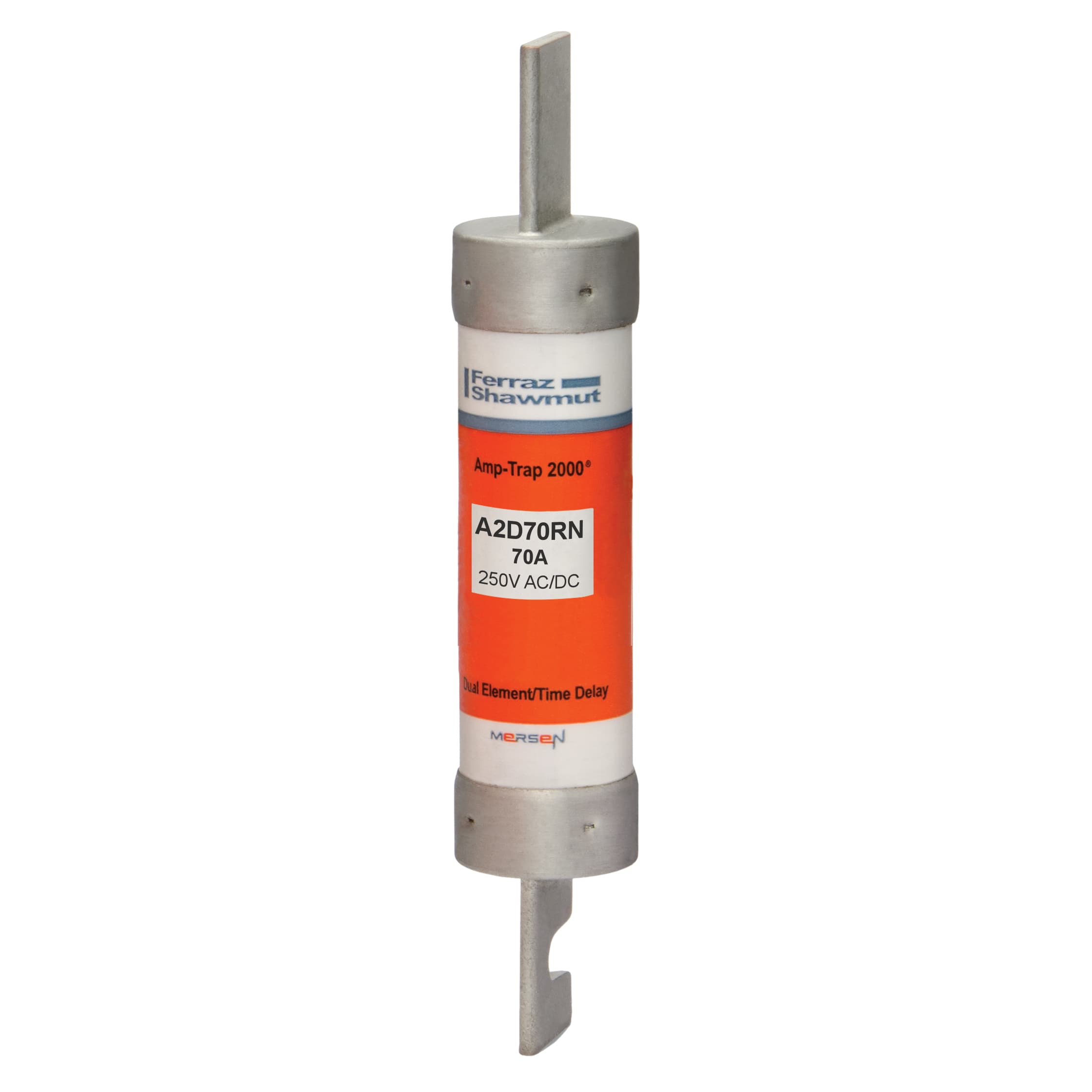 Mersen A2D70RN A2D70RN Mersen - Fuse A2D-R - Class RK1 - Time-Delay 250VAC 250VDC 70A Blade Amp-Trap 2000® Mersen A2D70RN A2D70RN Mersen - Fuse A2D-R - Class RK1 - Time-Delay 250VAC 250VDC 70A Blade Amp-Trap 2000®