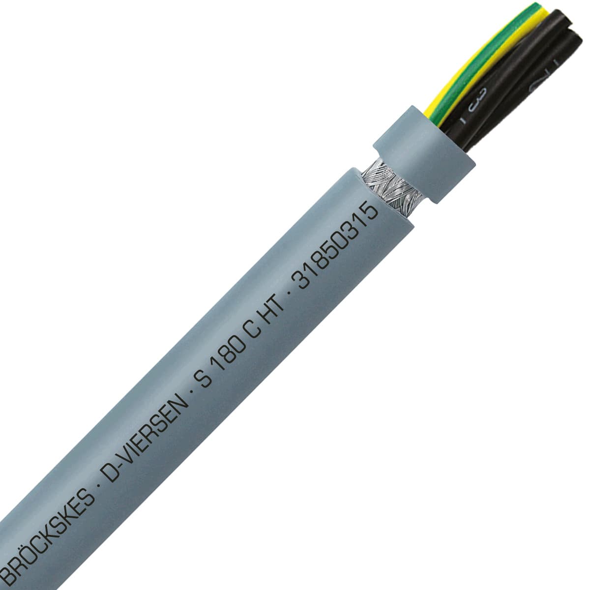 SAB 31850315 S 180 C HT - 16 AWG/3c, high temperature silicone continuous flex shielded control, CE, RoHS SAB 31850315 S 180 C HT - 16 AWG/3c, high temperature silicone continuous flex shielded control, CE, RoHS