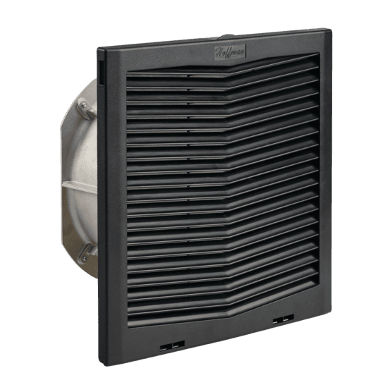 Hoffman HF1316523 HF13 Side-Mount Filter Fan, 115V, 197 CFM, Black Hoffman HF1316523 HF13 Side-Mount Filter Fan, 115V, 197 CFM, Black