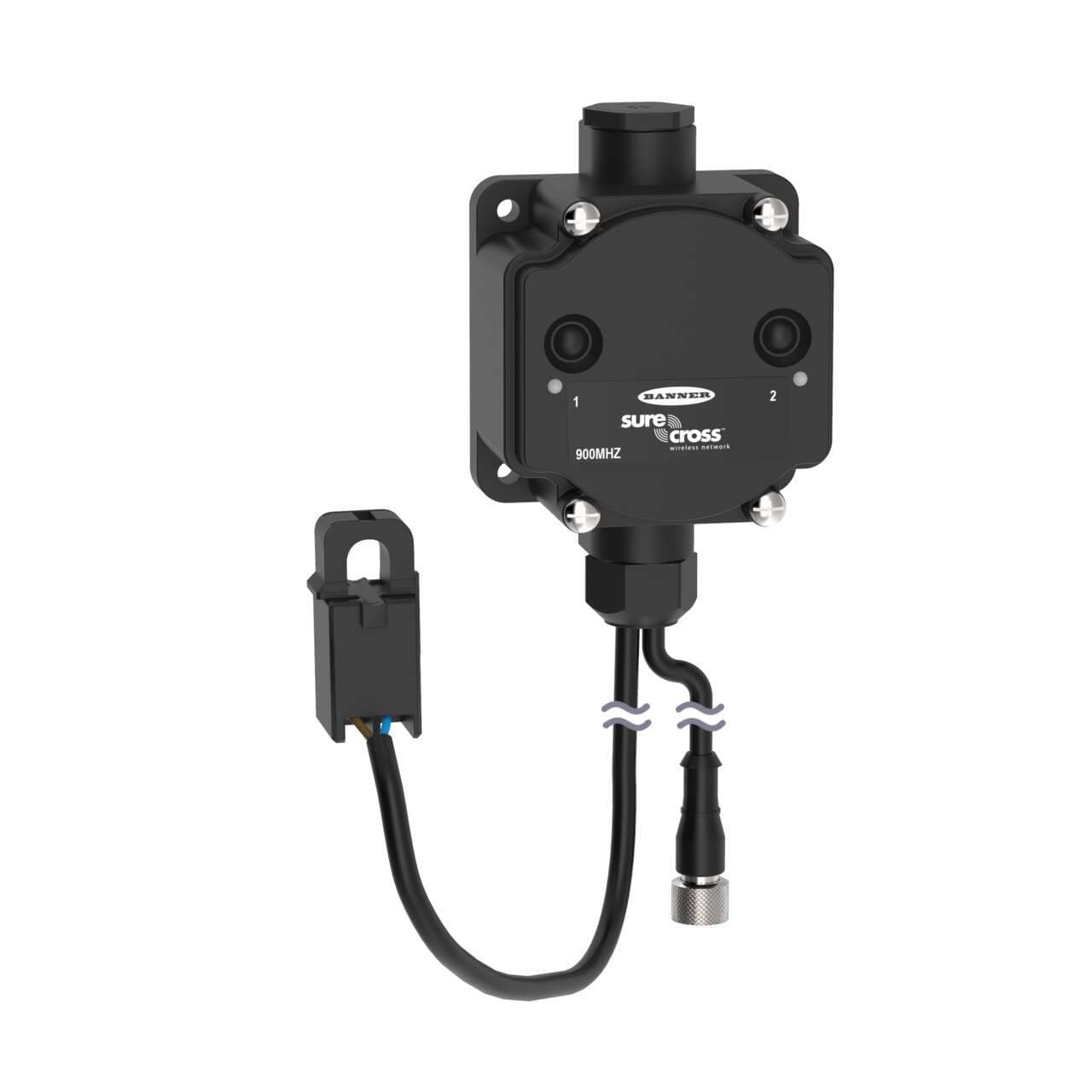 Banner DX80N9X1W-CM1L DX80 Condition Monitoring 900 MHz Node 1 W; Internal Battery Internal Antenna; Input: Pre-Configured dip switches for VT1 Vibration Sensor and Current Transformer(20 Amp and 150 Amp Included); Pre-wired Pigtail Cables in Gland for Sensors; Vibration Sensor Not Included; No LCD No Rotary Dials Banner DX80N9X1W-CM1L DX80 Condition Monitoring 900 MHz Node 1 W; Internal Battery Internal Antenna; Input: Pre-Configured dip switches for VT1 Vibration Sensor and Current Transformer(20 Amp and 150 Amp Included); Pre-wired Pigtail Cables in Gland for Sensors; Vibration Sensor Not Included; No LCD No Rotary Dials