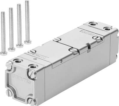 Festo 5736 pneumatic valve CJ-5/2-1/4 Without sub-base Valve function: 5/2 bistable, Type of actuation: pneumatic, Standard nominal flow rate: 1400 l/min, Operating pressure: 1 - 16 bar, Nominal size: 6,5 mm Festo 5736 pneumatic valve CJ-5/2-1/4 Without sub-base Valve function: 5/2 bistable, Type of actuation: pneumatic, Standard nominal flow rate: 1400 l/min, Operating pressure: 1 - 16 bar, Nominal size: 6,5 mm
