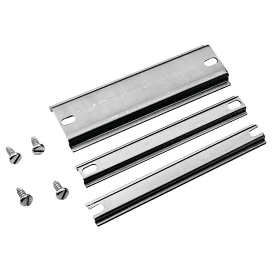 Hoffman CCADR22S2 Compact DIN Type Rails, fits L=220mm, Steel Hoffman CCADR22S2 Compact DIN Type Rails, fits L=220mm, Steel