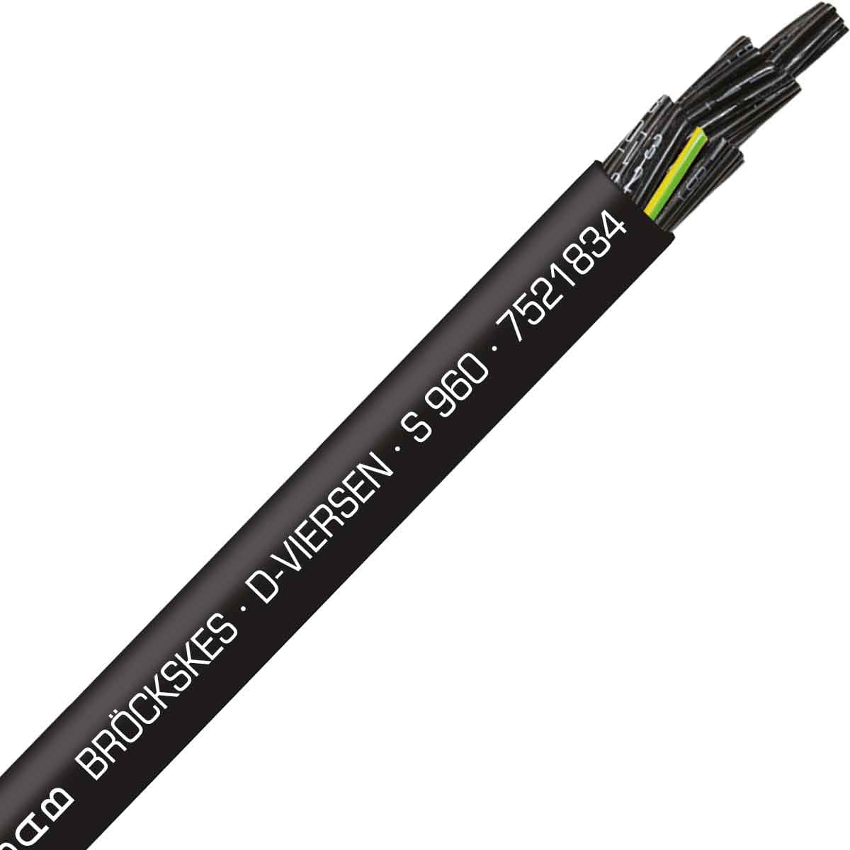 SAB 7521834 S 960 - 18 AWG/34c, oil resistant, continuous flex PVC control cable, UL, CSA, CE, RoHS SAB 7521834 S 960 - 18 AWG/34c, oil resistant, continuous flex PVC control cable, UL, CSA, CE, RoHS