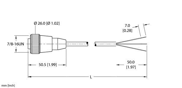 Turck RKM 30-2M RKM 30-2M Turck - RKM 30-2M Actuator and Sensor Cordset, Connection Cable Turck RKM 30-2M RKM 30-2M Turck - RKM 30-2M Actuator and Sensor Cordset, Connection Cable