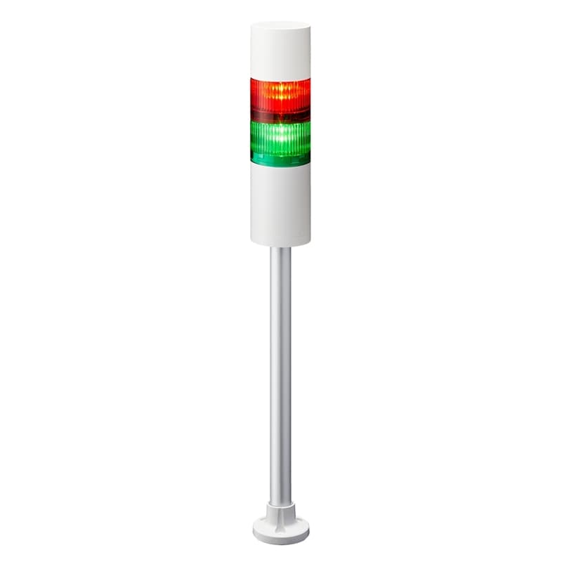 Patlite LR6-202PJBW-RG 60mm 2-tier Signal Tower, 24V DC, Pole Mount with Circular Bracket and Cable, Flashing/Buzzer, Off-white Patlite LR6-202PJBW-RG 60mm 2-tier Signal Tower, 24V DC, Pole Mount with Circular Bracket and Cable, Flashing/Buzzer, Off-white