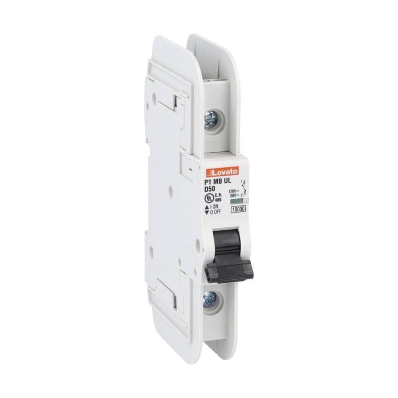Lovato Electric P1MBUL1PD63 P1MBUL1PD63 Lovato - Miniature circuit breaker, 1P - 10kA. 1 module, characteristic D, 63A Lovato Electric P1MBUL1PD63 P1MBUL1PD63 Lovato - Miniature circuit breaker, 1P - 10kA. 1 module, characteristic D, 63A