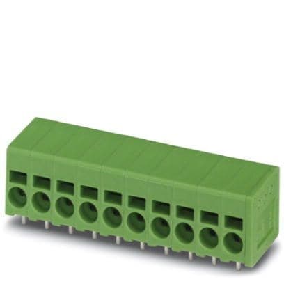 Phoenix Contact 1991011 PCB terminal block, nominal current: 24 A, rated voltage (III/2): 400 V, nominal cross section: 2.5 mm², number of potentials: 6, number of rows: 1, number of positions per row: 6, product range: SPT 2,5/..-H, pitch: 5 mm, connection method: Push-in spri Phoenix Contact 1991011 PCB terminal block, nominal current: 24 A, rated voltage (III/2): 400 V, nominal cross section: 2.5 mm², number of potentials: 6, number of rows: 1, number of positions per row: 6, product range: SPT 2,5/..-H, pitch: 5 mm, connection method: Push-in spri