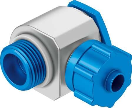 Festo 4136 elbow quick connector LCK-1/8-PK-3 Swivelling with 2 sealing rings. Nominal size: 2 mm, Type of seal on screw-in stud: Sealing ring, Assembly position: Any, Pneumatic connection, port 1: Male thread G1/8, Pneumatic connection, port 2: for barbed connect Festo 4136 elbow quick connector LCK-1/8-PK-3 Swivelling with 2 sealing rings. Nominal size: 2 mm, Type of seal on screw-in stud: Sealing ring, Assembly position: Any, Pneumatic connection, port 1: Male thread G1/8, Pneumatic connection, port 2: for barbed connect