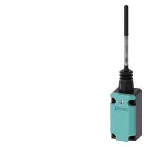 Siemens 3SE5112-0CR01 Position switch Metal enclosure 40 mm according to EN 50041 Device connection 1x (M20 x 1.5) 1 NO/1 NC quick action contacts Spring rod actuator 142.5 mm total length with plastic plunger 50 mm Siemens 3SE5112-0CR01 Position switch Metal enclosure 40 mm according to EN 50041 Device connection 1x (M20 x 1.5) 1 NO/1 NC quick action contacts Spring rod actuator 142.5 mm total length with plastic plunger 50 mm