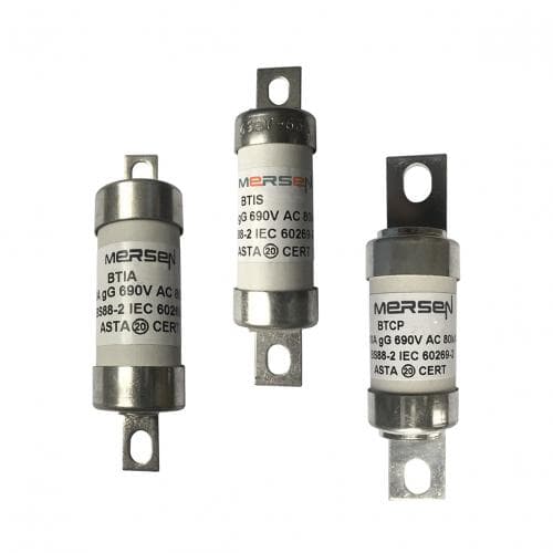 Mersen Q1006586 Offset Tag fuse-links gG BTIS 690VAC/460VDC 50A Mersen Q1006586 Offset Tag fuse-links gG BTIS 690VAC/460VDC 50A