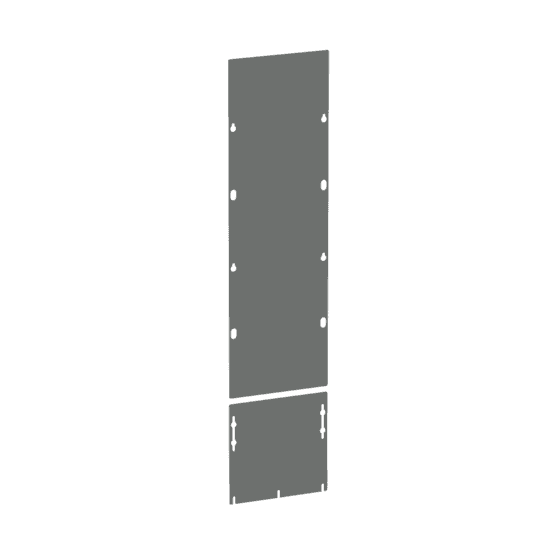 Hoffman AU7218BP Universal Free-Stand Barrier Panel, 72.00x17.64, Gray, Steel Hoffman AU7218BP Universal Free-Stand Barrier Panel, 72.00x17.64, Gray, Steel