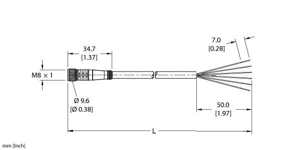 Turck PKG 6M-4/S760 PKG 6M-4/S760 Turck - PKG 6M-4/S760 Actuator and Sensor Cordset, Connection Cable Turck PKG 6M-4/S760 PKG 6M-4/S760 Turck - PKG 6M-4/S760 Actuator and Sensor Cordset, Connection Cable