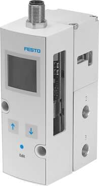 Festo 558337 proportional pressure regulator VPPM-6L-L-1-G18-0L6H-V1P-C1 Nominal diameter, pressurisation: 6 mm, Nominal diameter, exhaust: 4,5 mm, Type of actuation: electrical, Sealing principle: soft, Assembly position: Any Festo 558337 proportional pressure regulator VPPM-6L-L-1-G18-0L6H-V1P-C1 Nominal diameter, pressurisation: 6 mm, Nominal diameter, exhaust: 4,5 mm, Type of actuation: electrical, Sealing principle: soft, Assembly position: Any