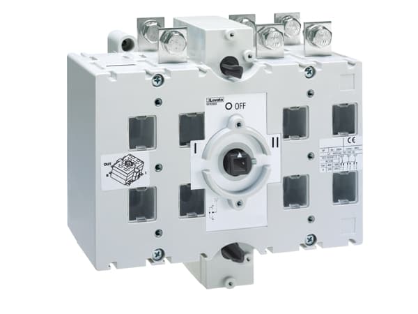 Lovato Electric GE0630E GE0630E Lovato - Three-pole changeover switch, 630A Lovato Electric GE0630E GE0630E Lovato - Three-pole changeover switch, 630A