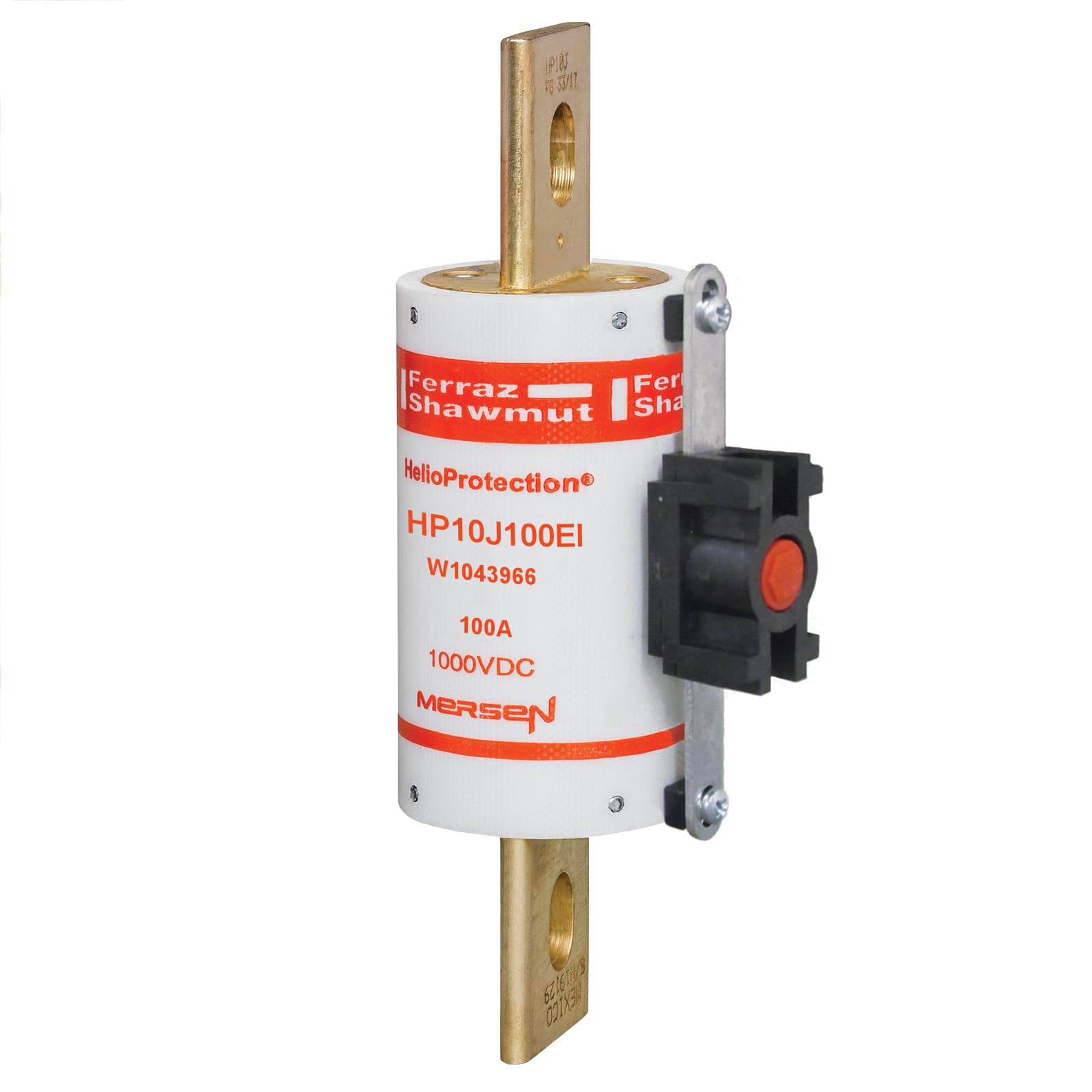 Mersen HP10J100EI HP10J100EI Mersen Photovoltaic fuse gPV 1000VDC UL 100A With EI Indicator With Blade For Clip or Bolted Mersen HP10J100EI HP10J100EI Mersen Photovoltaic fuse gPV 1000VDC UL 100A With EI Indicator With Blade For Clip or Bolted
