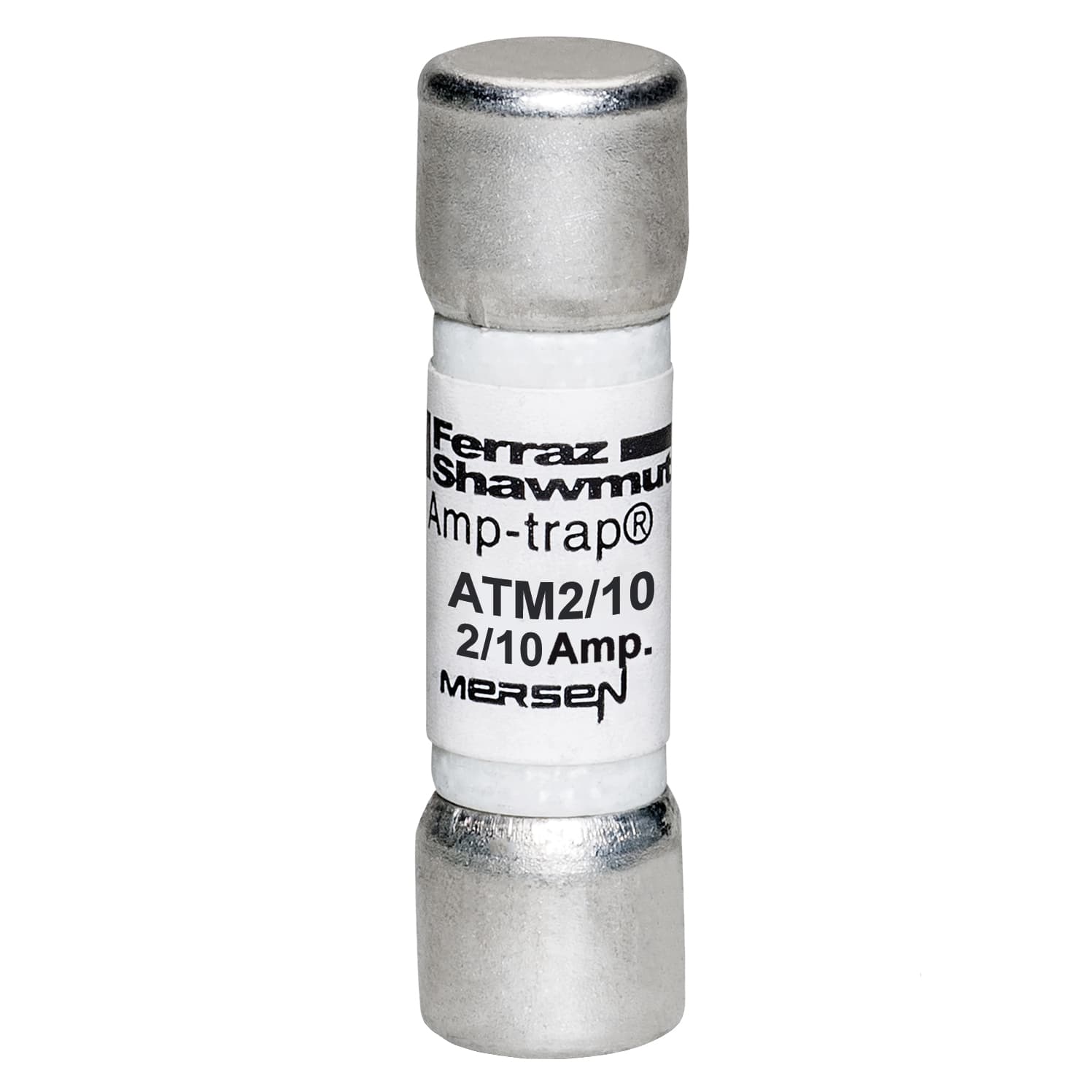 Mersen ATM2/10 ATM2/10 Mersen - Fuse ATM - Midget - Fast-Acting 600VAC 600VDC 0.2A Ferrule Amp-Trap® Mersen ATM2/10 ATM2/10 Mersen - Fuse ATM - Midget - Fast-Acting 600VAC 600VDC 0.2A Ferrule Amp-Trap®