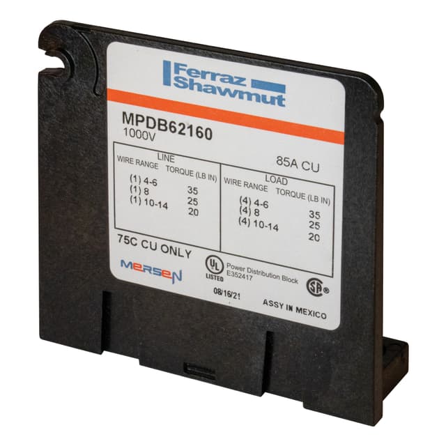 MPDB62160 Part Image. Manufactured by Mersen.