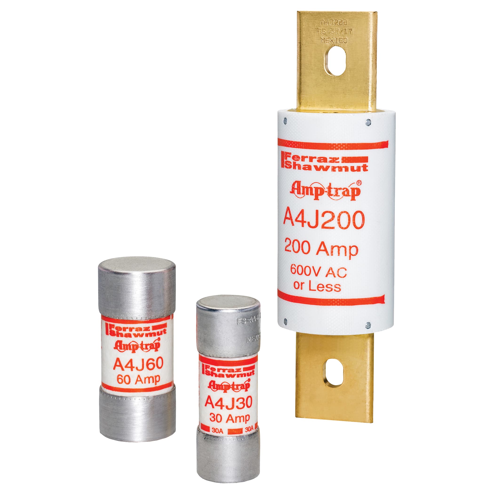 Mersen A4J200EI A4J200EI Mersen - Fuse A4J - Class J - Fast-Acting 600VAC 300VDC 200A Blade EI Indicator Amp-Trap® Mersen A4J200EI A4J200EI Mersen - Fuse A4J - Class J - Fast-Acting 600VAC 300VDC 200A Blade EI Indicator Amp-Trap®
